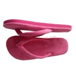 EVA towel flip flops/promotion indoor flip flops/bedroom slipper