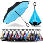 Reverse Umbrella Hands Free Double Layer Upside Down